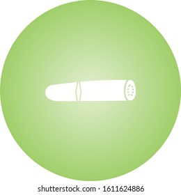 Unique Cigar Vector Glyph Icon