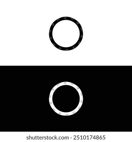 Unique circle vector logo template design 