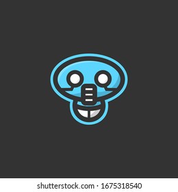 Unique, clean and attractive robot logo.
The logo can be applied to various media and industries.