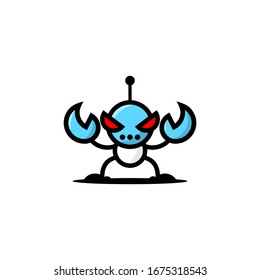 Unique, clean and attractive robot logo.
The logo can be applied to various media and industries.