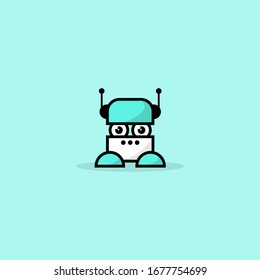 Unique, clean and attractive robot logo.
The logo can be applied to various media and industries.