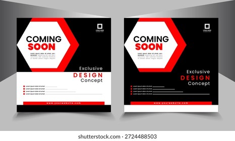 Concepto único de muestra de diseño de Anuncio limpio