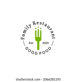 Unique and clean logo about restaurant and family symbol.
EPS 10, Vector.