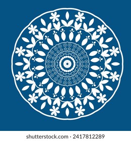Unique, Clean, Luxury Mandala Design .