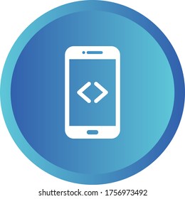 Unique Code Vector Glyph Icon