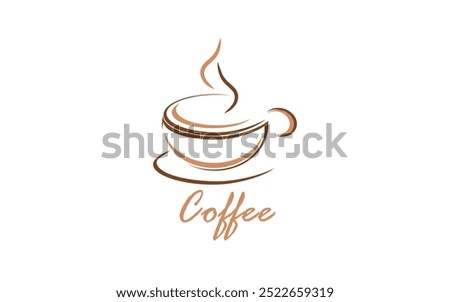 Unique Coffee logo design template