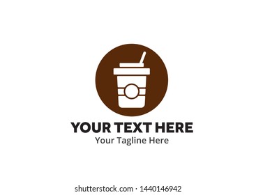 unique coffee simple logo creative design in flat style with color . coffee logo creative design for identity and business