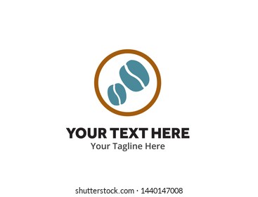 unique coffee simple logo creative design in flat style with color . coffee logo creative design for identity and business