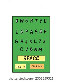 Die einzigartige farbige Tastatur wird so verwendet