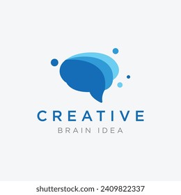 unique colorful brain logo design with creative ideas.