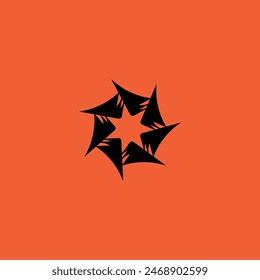 Unique colorful circle vector logo template design 