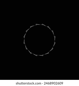 Diseño único de Plantilla de logotipo de Vector de círculo colorido 