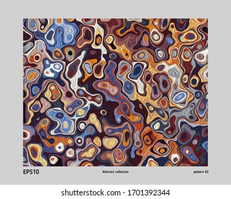 Unique colorful geometric background. Seamless pattern. Suitable for printing, web design, mobile app. Vector Illustration.