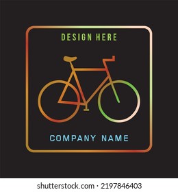 Unique colorful mountain bike logo for our company design purposes
