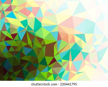 Unique Colorful Triangle Background