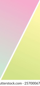 a unique colorful two part design