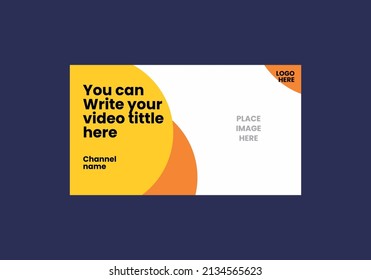 Unique and colorful video thumbnail design