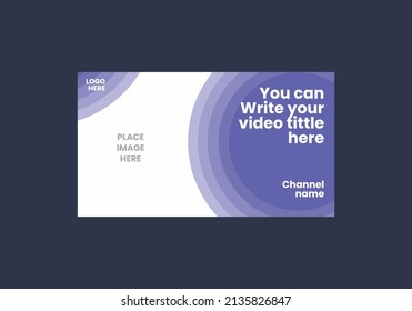 Unique and colorful video thumbnail design