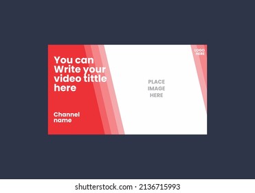 Unique and colorful video thumbnail design