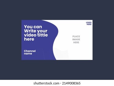 Unique and colorful video thumbnail design