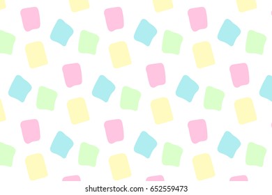 Unique colourful squares vector