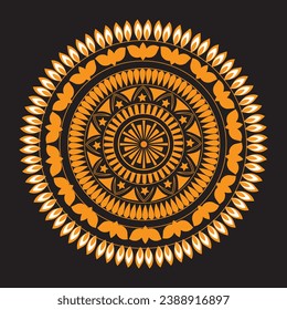 unique colurful vector design art