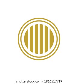 Unique company monogram modern profesional vector logo.