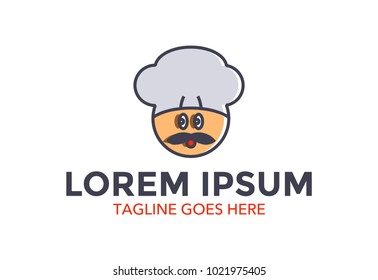 unique conceptual bakery logo. vector illustration. icon. cake