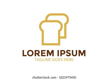 unique conceptual bakery logo. vector illustration. icon. cake