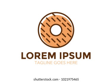 unique conceptual bakery logo. vector illustration. icon. cake