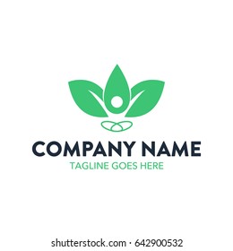 Unique, conceptual spa logo template