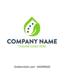 Unique, conceptual spa logo template