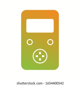 Unique Console Vector Glyph Icon