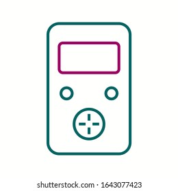 Unique Console Vector Line Icon