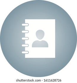 Unique Contacts Vector Glyph Icon