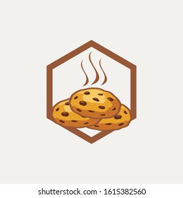 Unique cookies choco biscuits vector