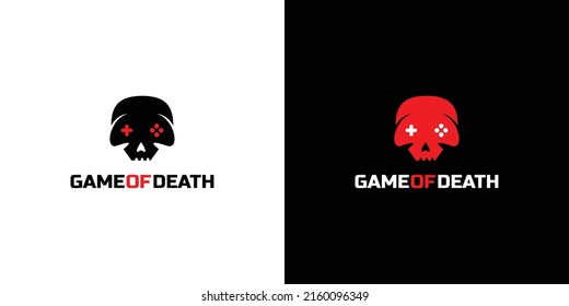 Unique and cool death game logo design
