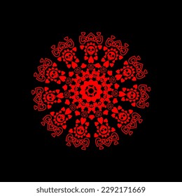 unique and cool mandala illustrations, ornaments, skull backgrounds.