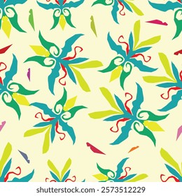 Unique and cool pattern design decorated with several colors