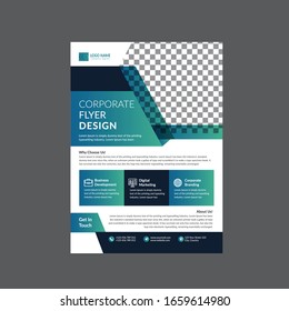 Plantilla exclusiva de diseño de viajero corporativo. Vector de diseño de viajero de empresa.