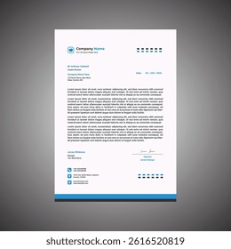 Unique Corporate letterhead design most popular