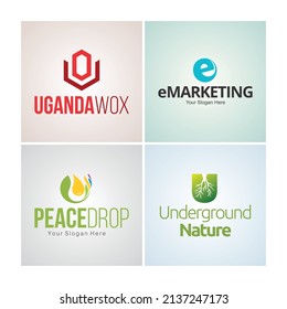 Unique Corporate Logos Design Template 
