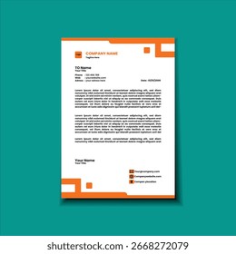 Einzigartiges Design für Anschreiben. Sauberes und modernes professionelles Layout. Bearbeitbares Format für einfache Bearbeitung. Beste Wahl für Unternehmen und Karriere.