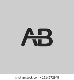 Unique creative abstract letter AB logo icon vector design concept  for business, fashion shop, finances, healty  or more brand identity.