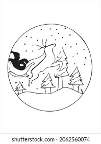 Unique And Creative Christmas Coloring Art Pages