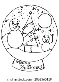 Unique And Creative Christmas Coloring Art Pages
