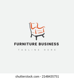 Unique and Creative Furniture Business logo design free vector file