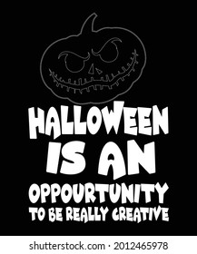 Unique And Creative Halloween T-shirt Design