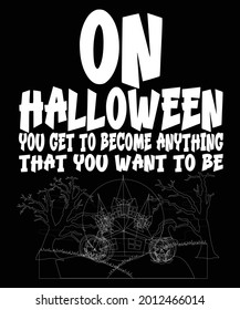 Unique And Creative Halloween T-shirt Design