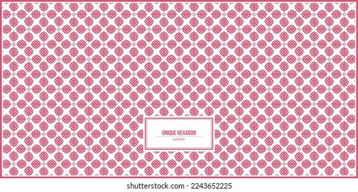 unique and creative hexagonal shape pattern
